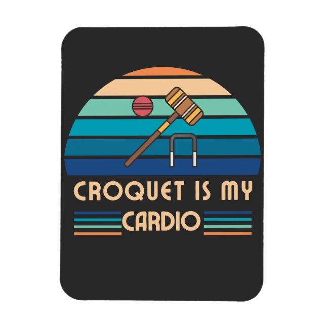 funny croquet magnet (Vertical)