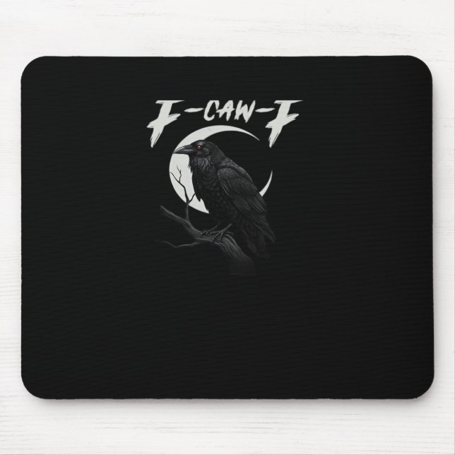 Funny Crow Essential Retro Classic Mouse Pad (Front)