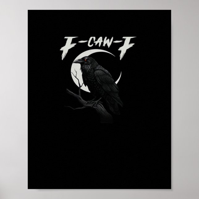 Funny Crow Essential Retro Classic Poster (Front)