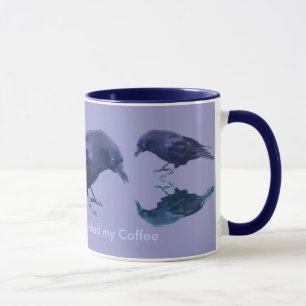 Funny Crow Fans Corvidae Raven Design Mug