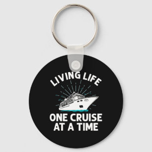 Funny Cruise Art Men Women Family Cruise Vacation  Key Ring