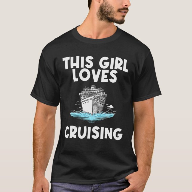 Funny Cruise Gift For Girls Kid Carnival Cruising T-Shirt (Front)