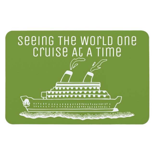 Funny Cruise Ship Cabin Stateroom Door Marker Magnet (Horizontal)