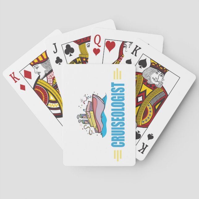 Funny Cruise Ship Playing Cards (Back)