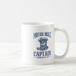 Funny Cruise Shirts For Men Motor Boat Captain Coffee Mug