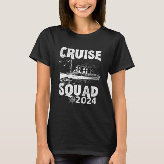 Funny Cruise Squad 2024 - Vacation Vintage T-Shirt