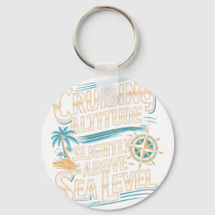 Funny Cruise Vacation Ocean Lovers Nautical Tropic Key Ring