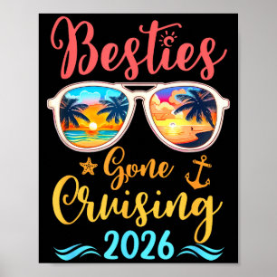 Funny Cruising Friends Squad 2026 Ies Gone Cruisin Poster