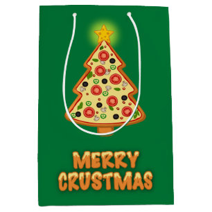 Funny Crustmas Tree Medium Gift Bag