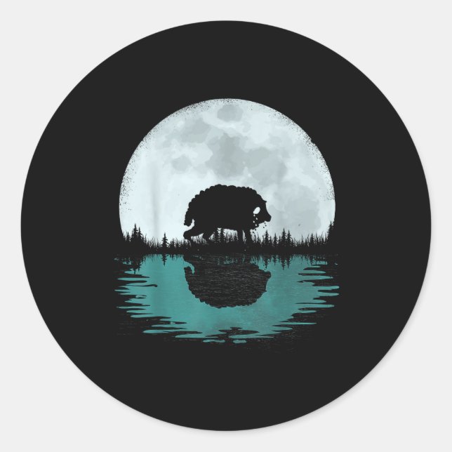 Funny Cryptid Squonk For Men Women And Kids! Crypt Classic Round Sticker (Front)