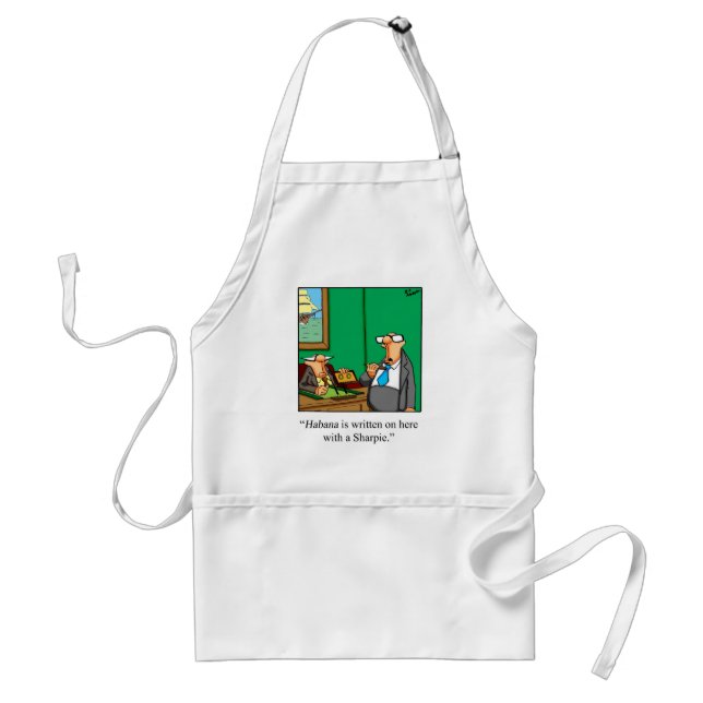 Funny Cuban Cigar Humour! Standard Apron (Front)