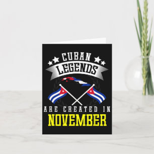 Funny Cuban Legends Are Created In November Cuba  Card