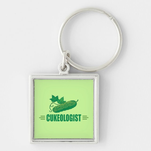 Funny Cucumber Key Ring (Front)