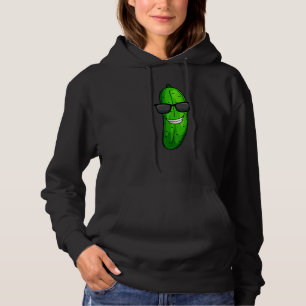 Funny Cucumber Sunglass Vegetable Hoodie