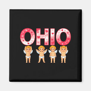 Funny Cud Ohio Midwestern Party O-h-i-o In Valenti Magnet