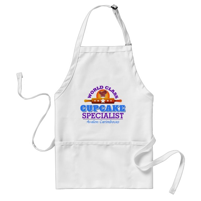 Funny Cupcake Specialist Baking Standard Apron (Front)