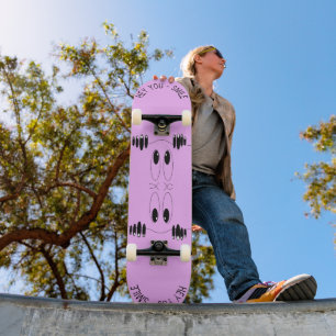 Funny Curiosity Eyes Skateboard Smile Your Colors