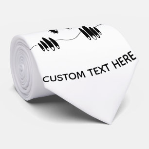 Funny Curiosity Eyes - Smile - Add Your Text/Colou Tie