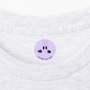 Funny Curiosity Eyes Stickers Smile - Custom Text