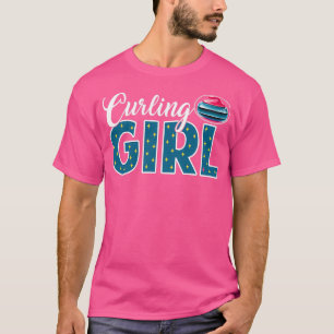 funny curling girl T-Shirt