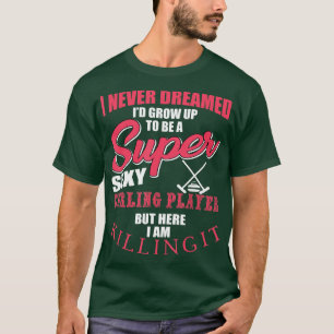 Funny Curling Player Saying Curling Team Member  T-Shirt