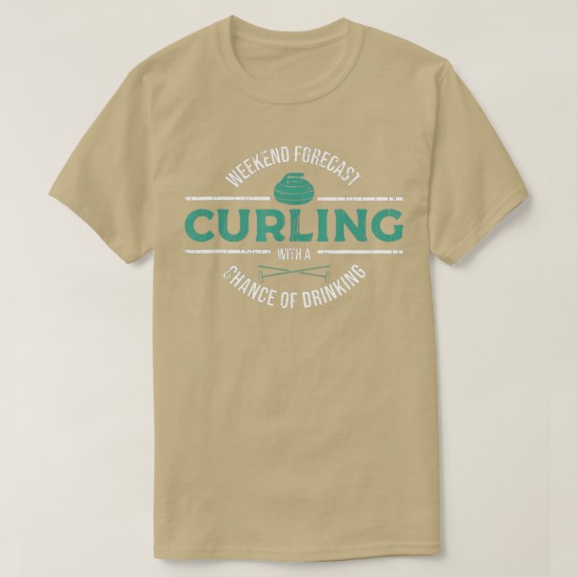 funny curling  T-Shirt (Design Front)