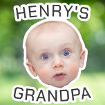 Funny Custom Baby Face<br><div class="desc">Custom Baby Face , Replace the face of this baby with your favourite photo (make sure to crop as much to the face as possible and use an app to remove the background) and personalise this funny face with your kid, husband, or boyfriend on it! Also a fun and unique...</div>