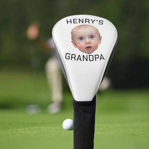 Funny Custom Baby Face  Golf Head Cover