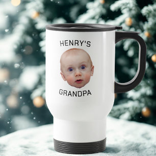 Funny Custom Baby Face Travel Mug