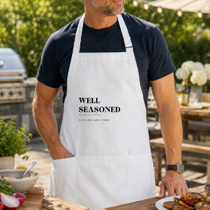 Funny Custom BBQ & Cooking Gift for Husband Standard Apron