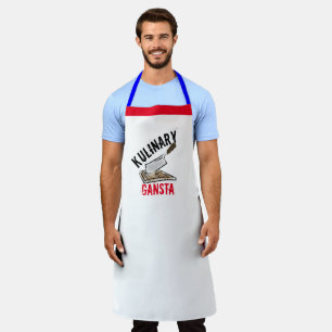 Funny Custom BBQ Gift - Hip Kulinary Gangsta  Apron