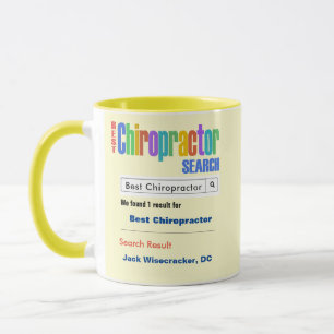 Funny Custom Best Chiropractor Gift Mug
