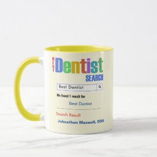 Funny Custom Best Dentist Gift Mug