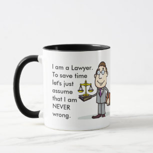 Funny Custom Best Lawyer Gift Mug