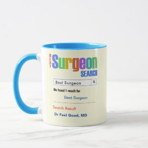 Funny Custom Best Surgeon Gift Mug