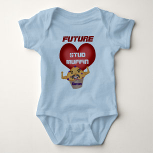 Funny Custom Boy Valentine's Day T-Shirt Baby Bodysuit