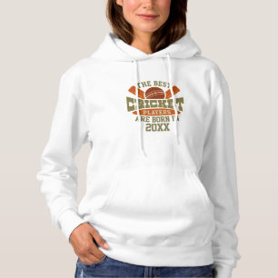 Funny Custom Cricket Birthday Birth Day Name Hoodie