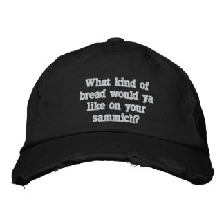 Funny Custom Distressed Baseball Cap