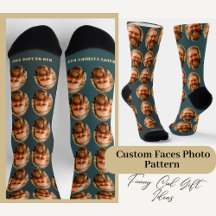 Funny Custom Face Photo Pattern for Him