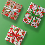 Funny Custom Face Photo Santa's Elves Christmas Wrapping Paper Sheet<br><div class="desc">series of holiday wrapping paper sheets that allows for the personalisation of including someone's (very tightly cropped) face picture on all of the little elves</div>