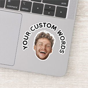 Funny Custom Face photo with Personalized Text