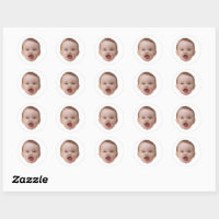 Funny Custom Face Stickers Personalised Face Photo