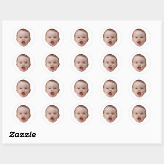 Funny Custom Face Stickers Personalised Face Photo