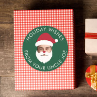 Funny Custom Face Swap Santa Claus Christmas Text