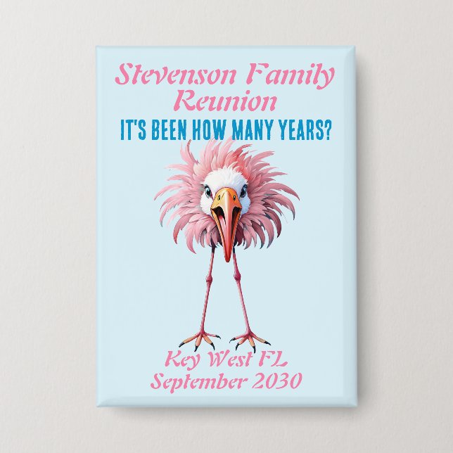 Funny Custom Family Reunion Flamingo (Front)