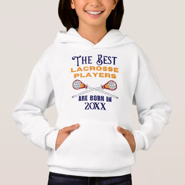 Funny Custom Lacrosse Birth Year Birthday  (Front)