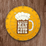 Funny Custom Man Cave Beer Mug Dartboard<br><div class="desc">Makes the perfect addition to any man cave!</div>