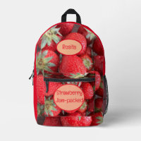 Funny Custom Name Strawberry Jam-Packed Photo