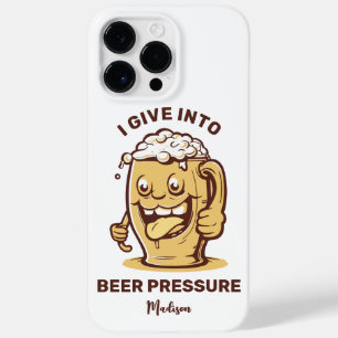 Funny Custom Name & Text Beer Case-Mate iPhone 14 Pro Max Case