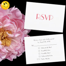 Funny Custom Party RSVP Reply Fun Invitation Card
